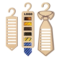 Multifunctional Wooden Necktie Rack