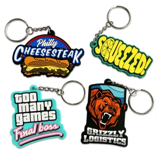 Custom Made PVC 3D Keychain Or Key Tag