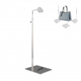 Stainless Steel Adjustable Height Handbag Display Stand