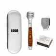 Solid Wood Pedicure Knife With Case