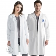 Professional White Unisex Lab Coat for Women Men