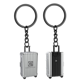 Mini Metal Luggage Keychain Suitcase Key Ring