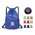 Sports Drawstring Backpack Water Resistant String Bag