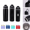 19oz Insulated Stainless Steel Water Bottle with Straw