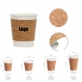 8oz/10oz/12oz/16oz Diposable Cork Paper Cup