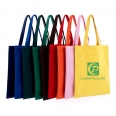 10 OZ Reusable Multi Color Assorted Color Cotton Simple Canvas Bag