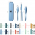 3 Pieces Wheat Straw Cutlery Utensil Set