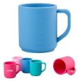 Silicone Durable Camping Hot and Cold Food Cup Drinking Mug with Scale