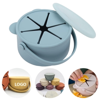 Baby Snack Container Silicone Toddler Cups with Lid