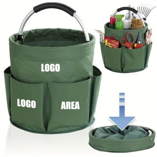 Collapsible Oxford Basket With Handle Picnic Camping Storage