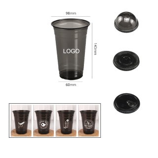 20oz Food-Grade PET Coffee Cup Milk Tea Cup