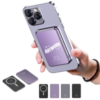 Metal 5,000 mAh Mini Portable Magsafe Wireless Charger Or Slim Power Bank