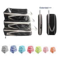 3 PCS Set Luggage Organizer Or Compression Packing Cube Set With Handle