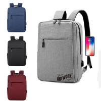 Lightweight Urban Style Business 15.6 Inches Laptop Backpack With USB Charging Port