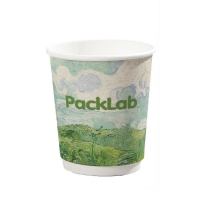 Full Color Imprint 9 OZ Recycled Double Wall Insulated Paper Cup