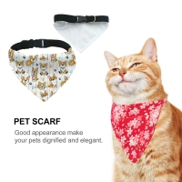 Pet Bandanas Scarf Collar Triangle Towels Adjustable Washable Neckerchief