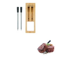 Wireless Smart Meat Thermometer With Dual-Sensor Probe