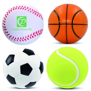 Custom Pack of 4 Stress Balls