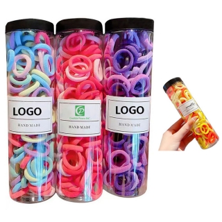 100pcs Seamless Hair Bands Ponytail Holders for Women Girls