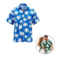 Full Custom Short Sleeve Button Up Hawaiian Style Shirts
