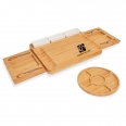Natural Bamboo Cheese Board and Knife Set