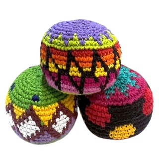 Customized Crochet Hacky Ball Sacks