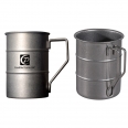 Portable Vintage Stainless Steel Coffee Mug Cup With Handle