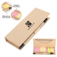 Multifunctional Sticky Note Box With Ruler And Pen