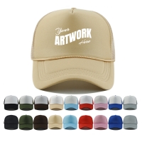 Adjustable Baseball Trucker Hat Mesh Cap With Rope