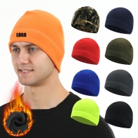 Fleece Skull Cap Winter Helmet Liner Thermal Cycling Cap