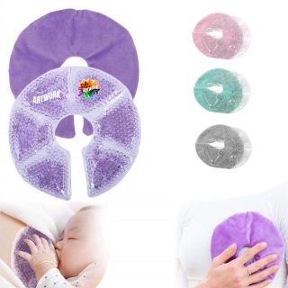 Hot/Cold Breast Gel Bead Ice Packs Breast Cooling/Heat Pads Relief for Breastfeeding