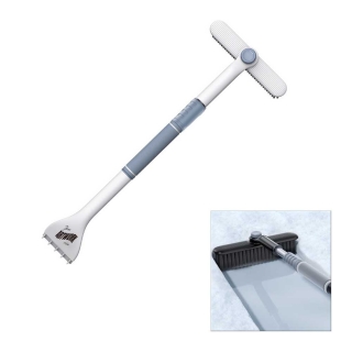 Extendable Snow Removal Brush Ice Scraper For Car Windshield