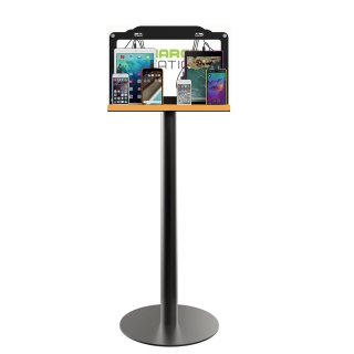 LED Backlit Universal Floor Cell Phone Charging Station