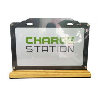 LED Backlit Universal Wall Mount Cell Phone Charging Station