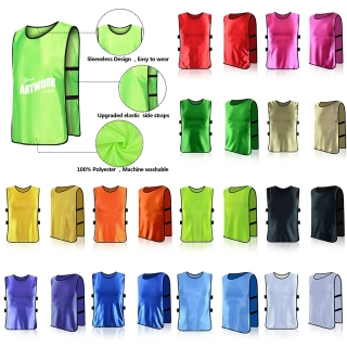 Breathable Mesh Scrimmage Training Vests for Soccer and Basketball