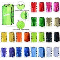 Breathable Mesh Scrimmage Training Vests for Soccer and Basketball