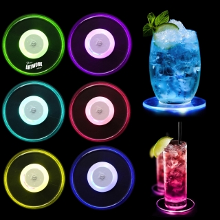 Luminous Wine Glass Coaster