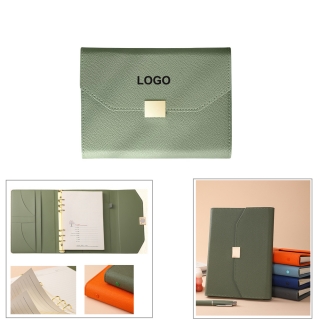 A6 Three-Panel Ring Binder Notebook