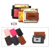 PU Leather Money Clip RFID Wallet