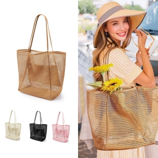 Mesh Beach Bag for Women