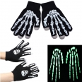 Halloween Skull Knit Touch Screen Gloves