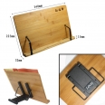 High Quality Adjustable Bamboo Book Holder