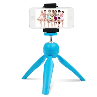 Mini Cell Phone Tripod Stand with Phone Clip Holder