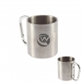 Stainless Steel Camping Mug With Carabiner