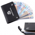 Cow Leather Credit Card Holder with 10 Slots