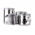 Stainless Steel Kitchen Airtight Canister Set