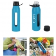 Classic Glass Water Bottle with Silicone Sleeve