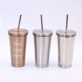 Double Wall Vacuum Insulated Stainless Steel Travel Tumbler Cup