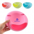 Double Layer Snacks Bowl With Phone Holder
