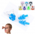 Swimming Silicone Ear Plugs and Nose Clip Set